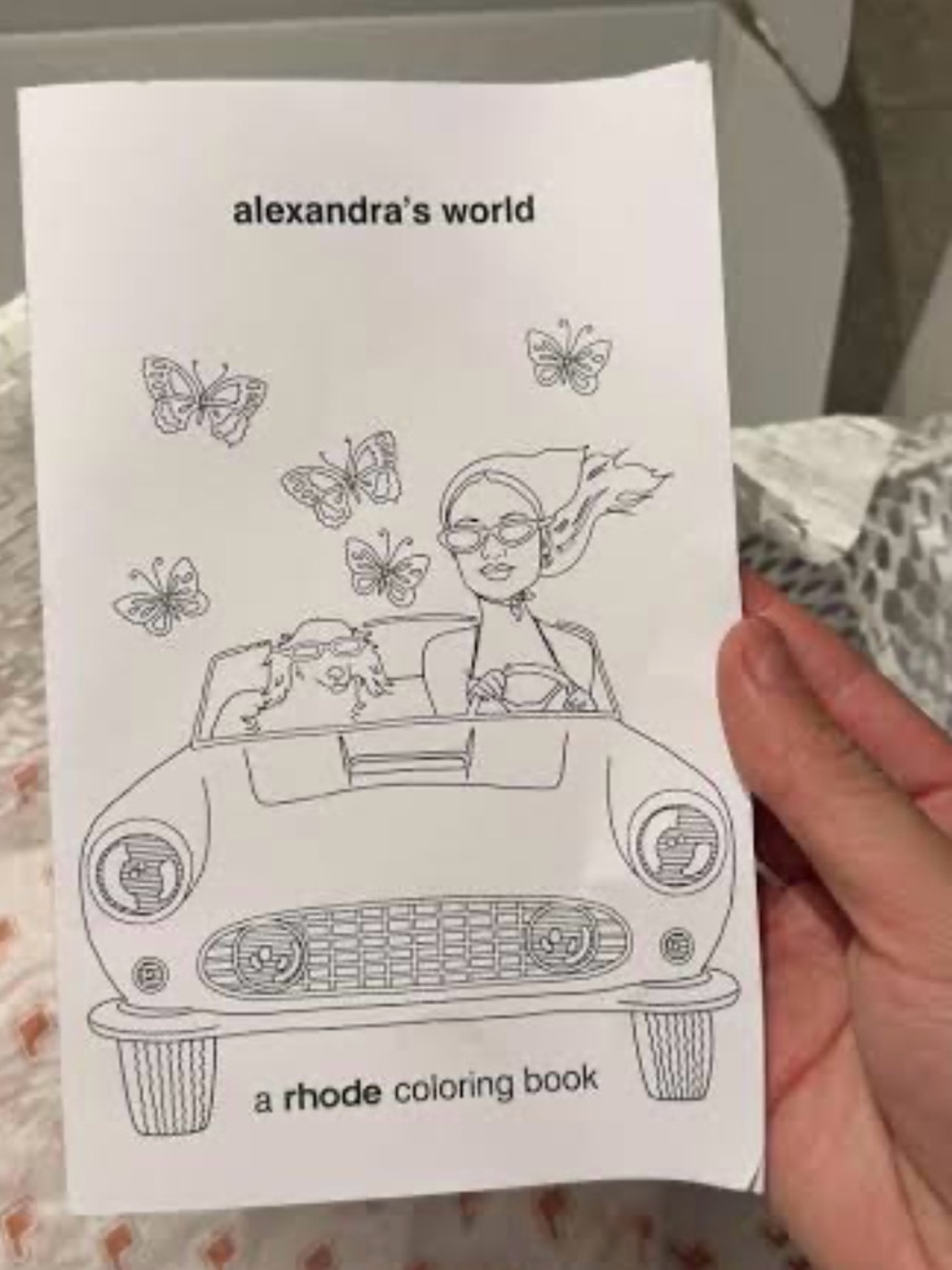 RHODE Alexandra Leclarc coloring pages